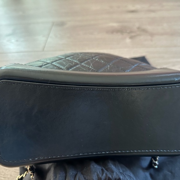 CHANEL Black Quilted Drawstring Bag - Picture 7 of 13